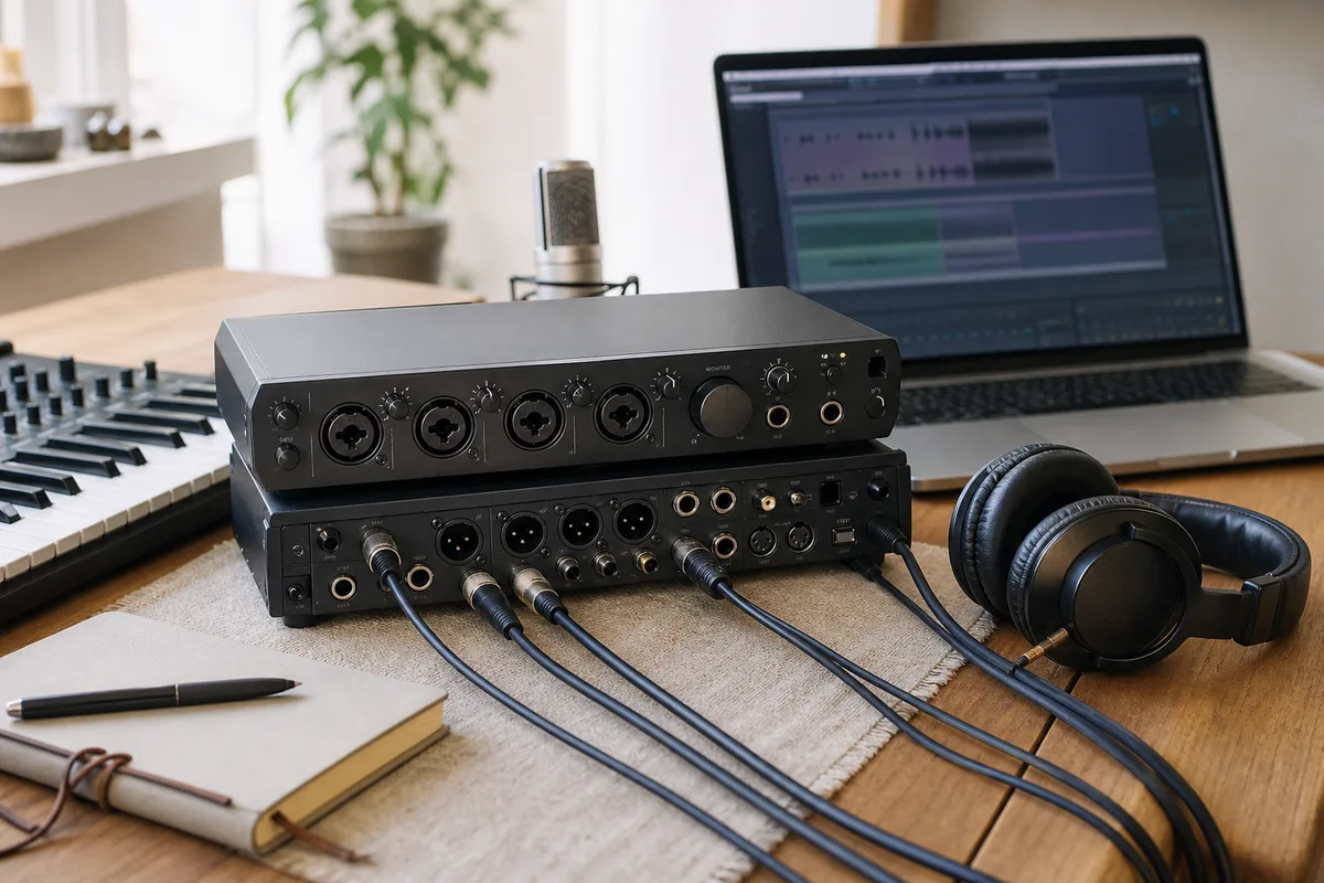 Audio-Interface auswählen: Anschlüsse zählen, bevor Sie auf Wandler schauen